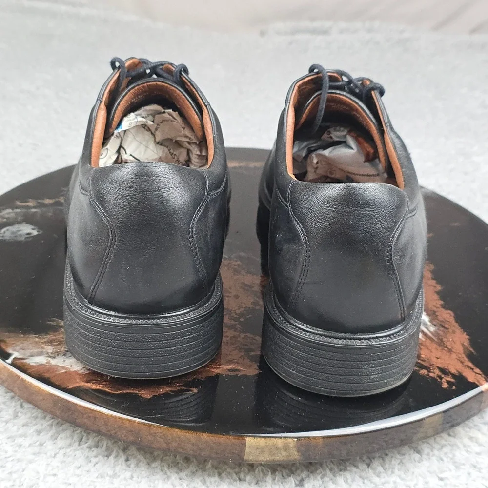 Rockport Mens Leather Black‎ Oxford Dress Shoes Lace Up Size 13M